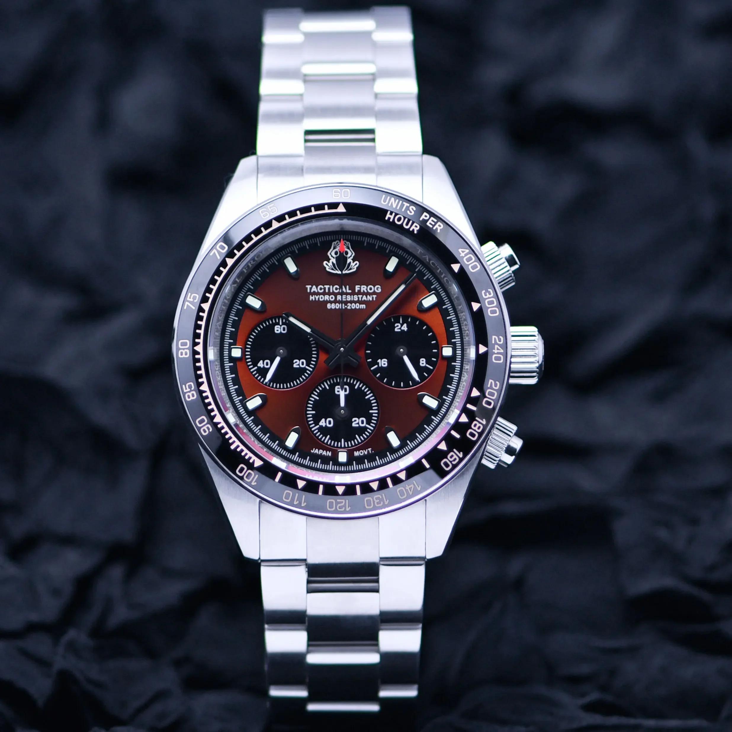 Tactical Frog 41mm Men's Timin - đánh giá và giá Solar Powered Watch