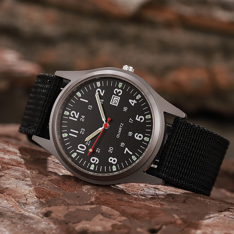 New canvas clothing men's watc - đánh giá và giá Solar Powered Watch