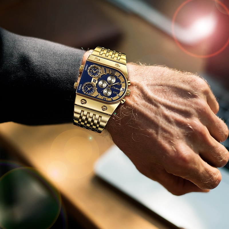 Oulm Big Size Men's Watches Th - đánh giá và giá Watches Omega