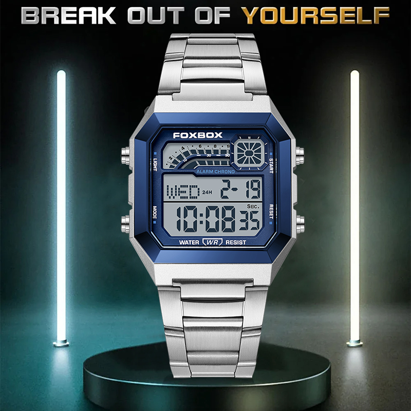 FOXBOX Fashion Luxury Digital  - đánh giá và giá Analog Quartz Watch