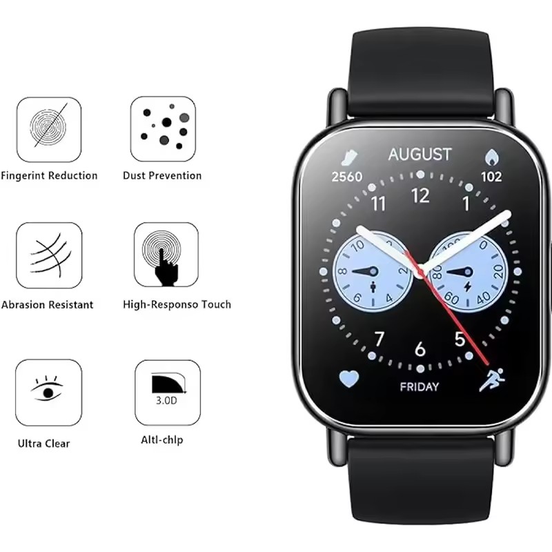 1-5Pcs Tempered Glass for Xiao - đánh giá và giá Smartwatch Redmi Watches