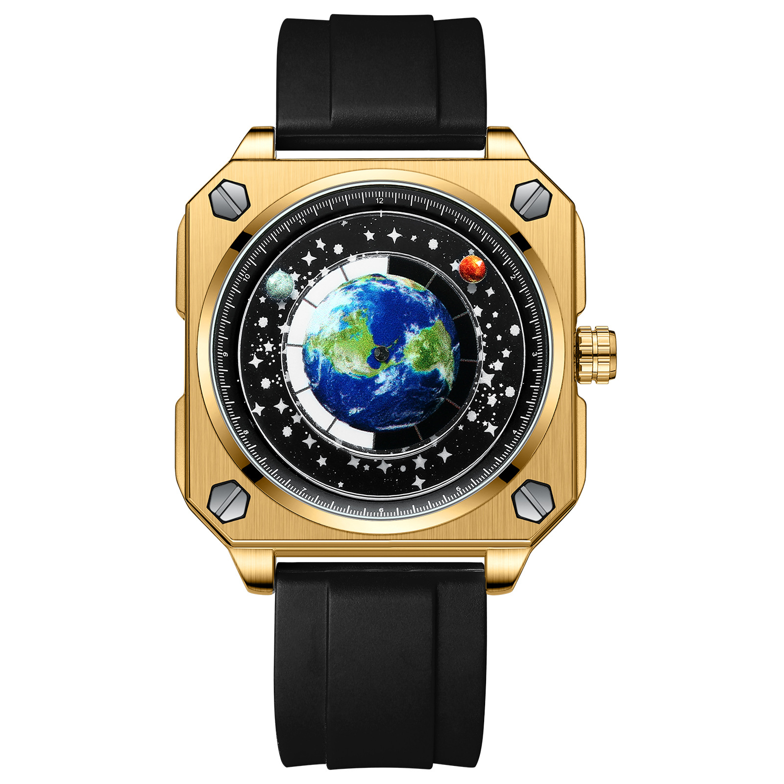 Cool Rectangle Starry Dial Men - đánh giá và giá Smartwatch Casual Watches For Men